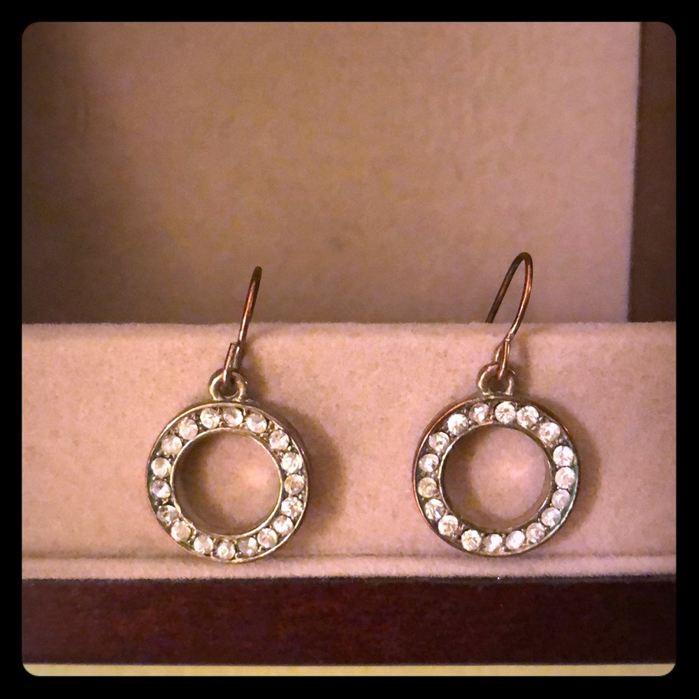 Rhinestone earrings!